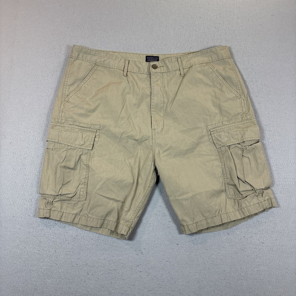 Levi's‎ Cargo Shorts Mens Sz 40 Tan Red Tab Relaxed Ripstop Hiking Outdoors